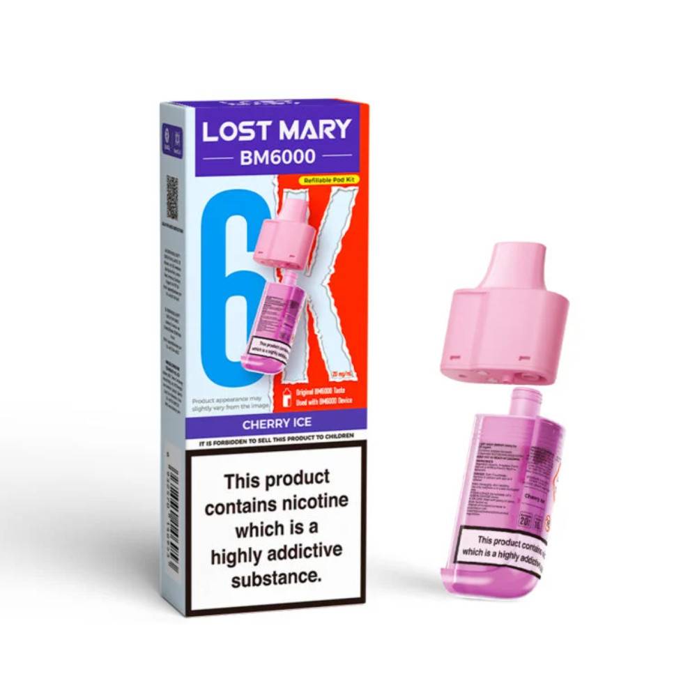 Lost Mary Bm6000 Pods Cherry Ice