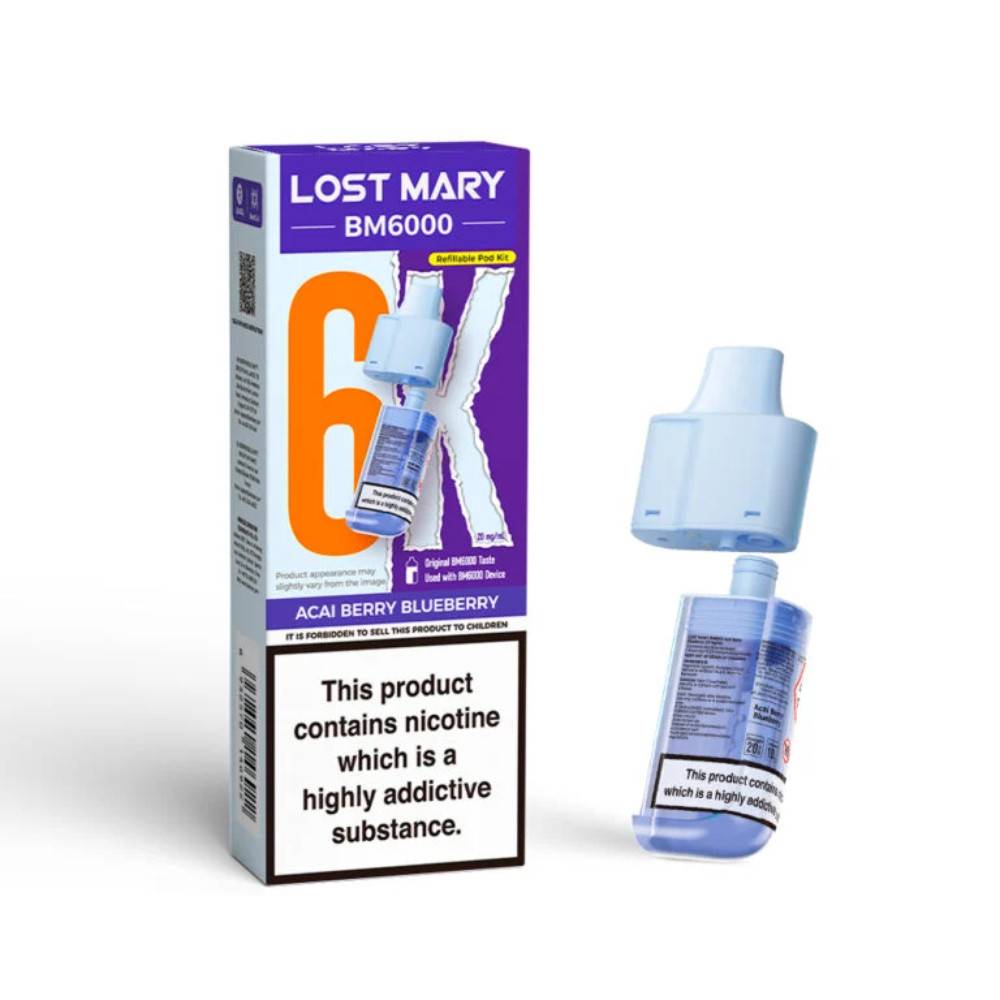 Lost Mary Bm6000 Pods Acai Berry Blueberry