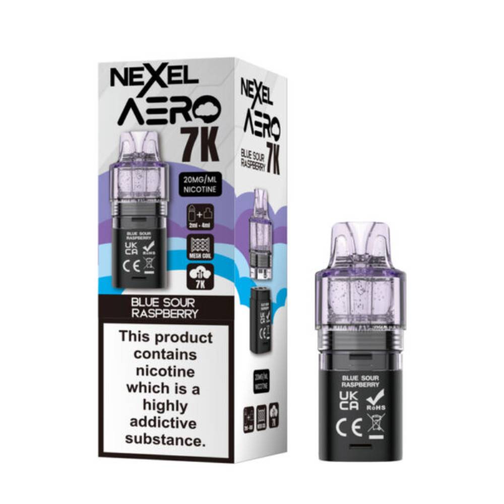 Nexel Aero 7k Pods Blue Sour Raspberry