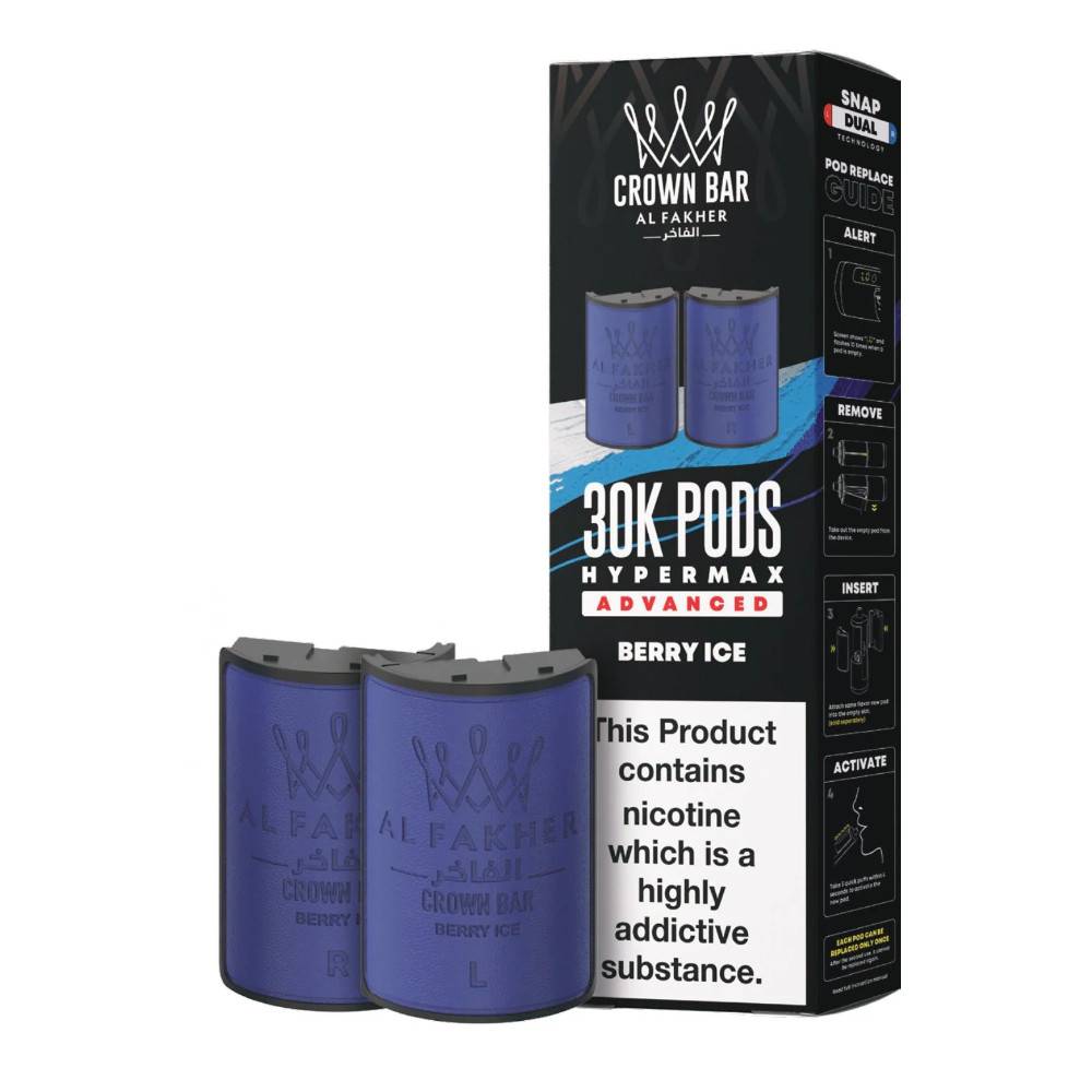 Al Fakher 30k Hypermax Pods Berry Ice