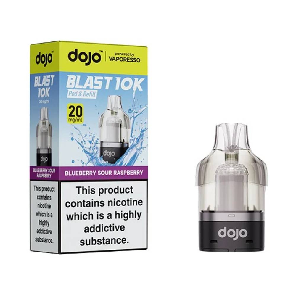 Vaporesso Dojo Blast 10K Pods Blueberry Sour Raspberry