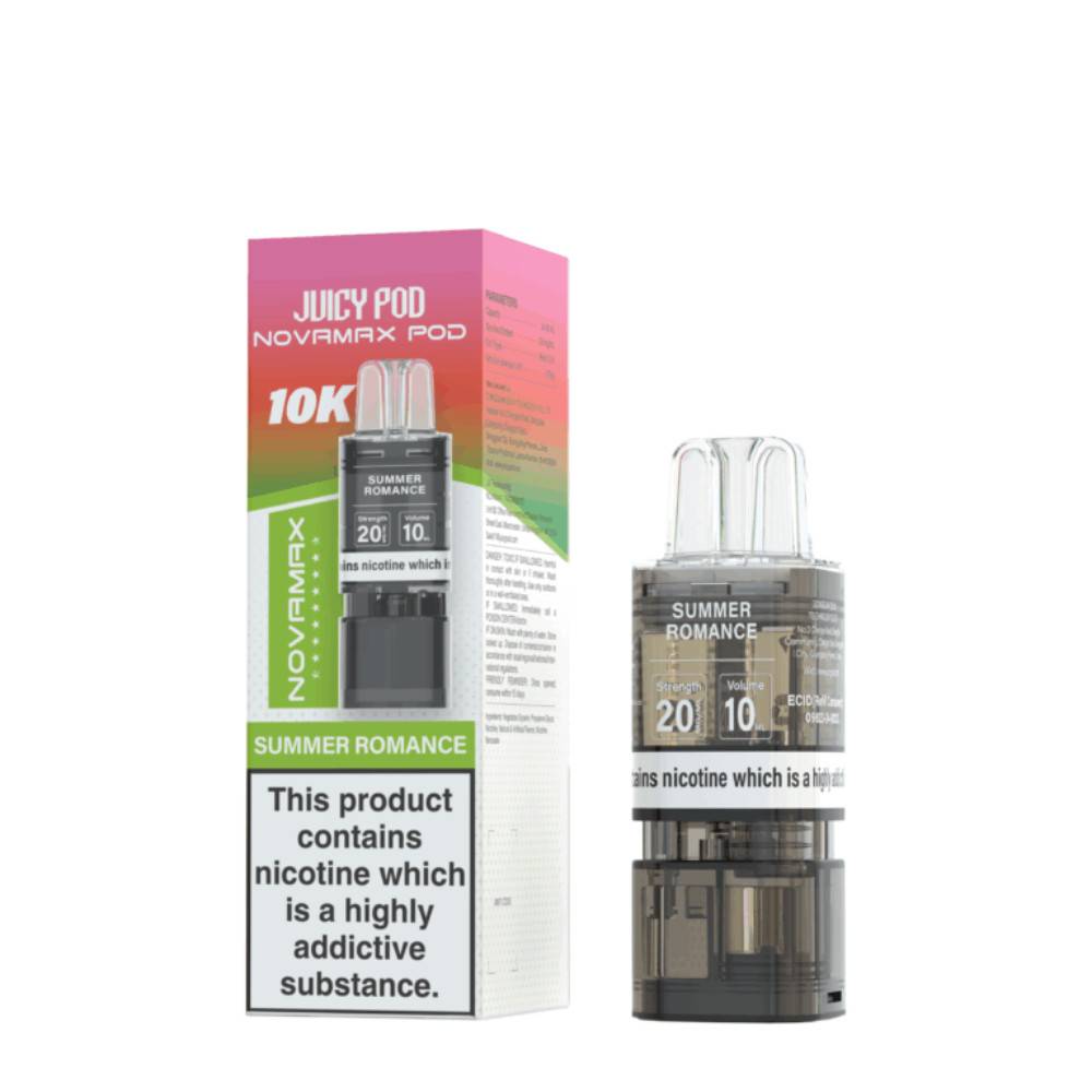 Juicy Pod Novamax 10K Pods Summer Romance