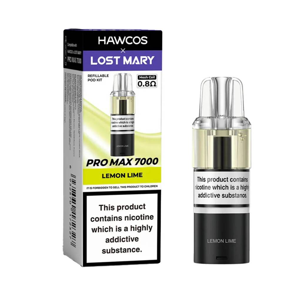 Lost Mary Hawcos Pro Max 7000 Pods Lemon Lime