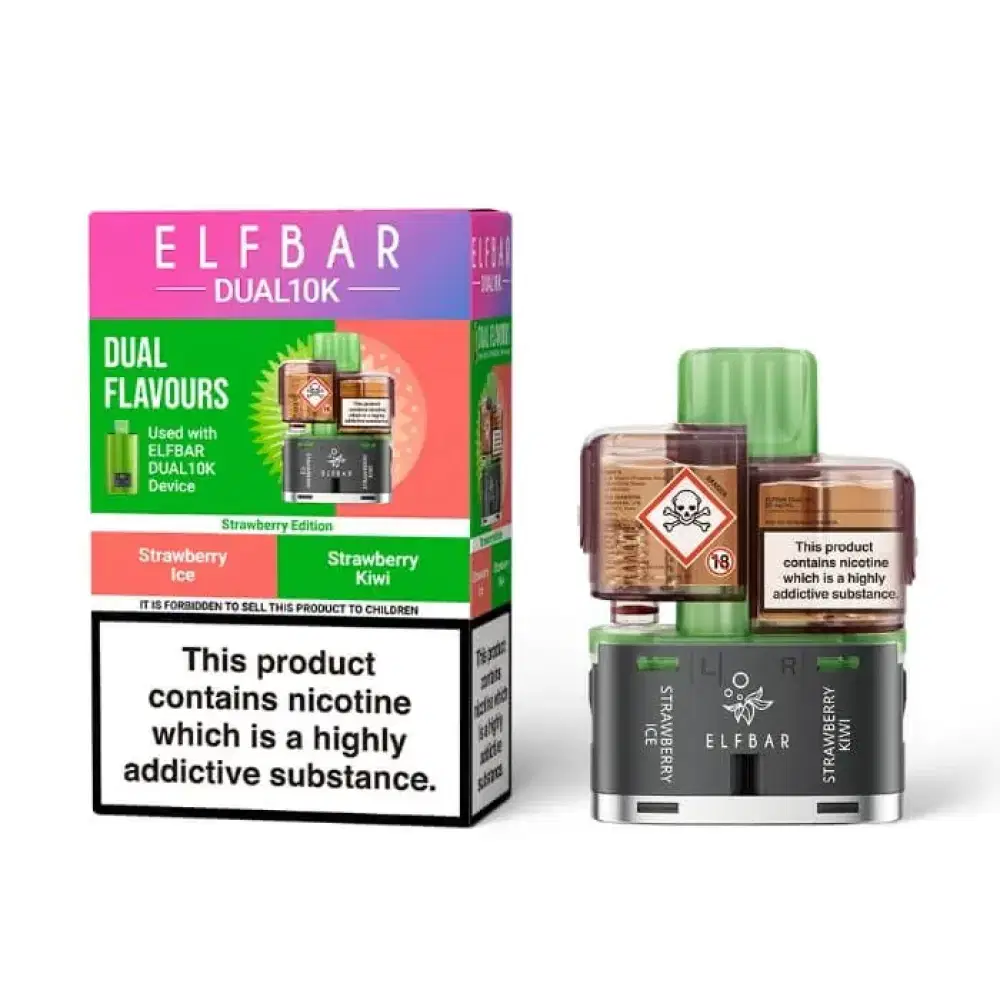 Elf Bar Dual 10k Pods Strawberry Edition