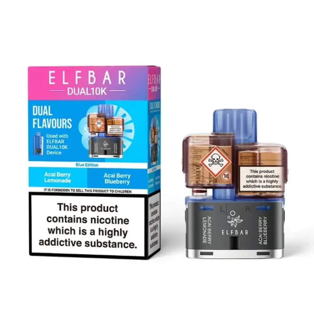 Elf Bar Dual 10k Pods Blue Edition