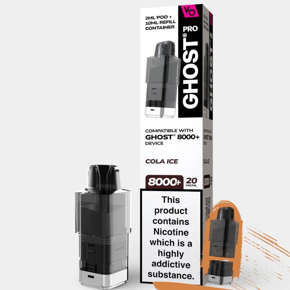 Vapes Bars Ghost Pro 8000 Pods Cola Ice