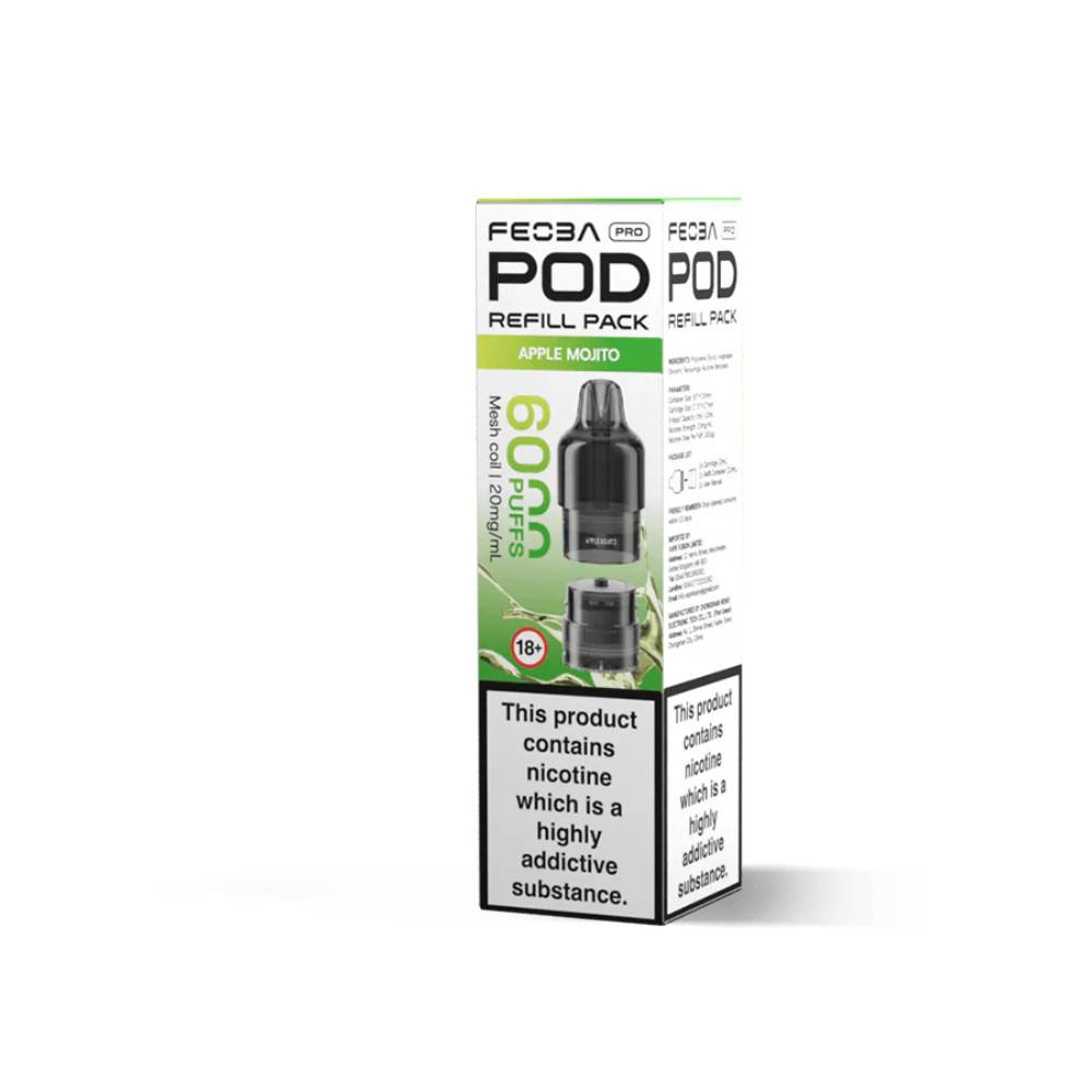 Feoba Pro Plus 6000 Pods Apple Mojito