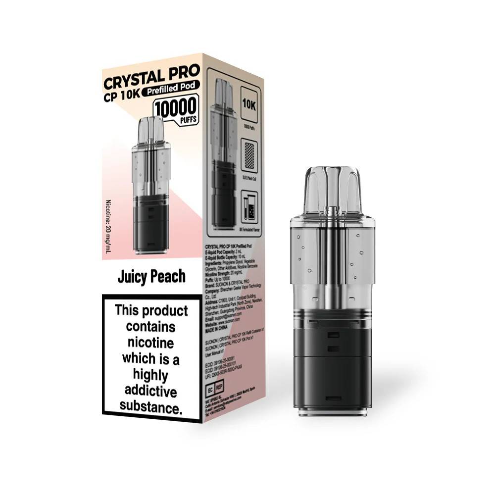 Crystal Pro CP 10k Pods Juicy Peach