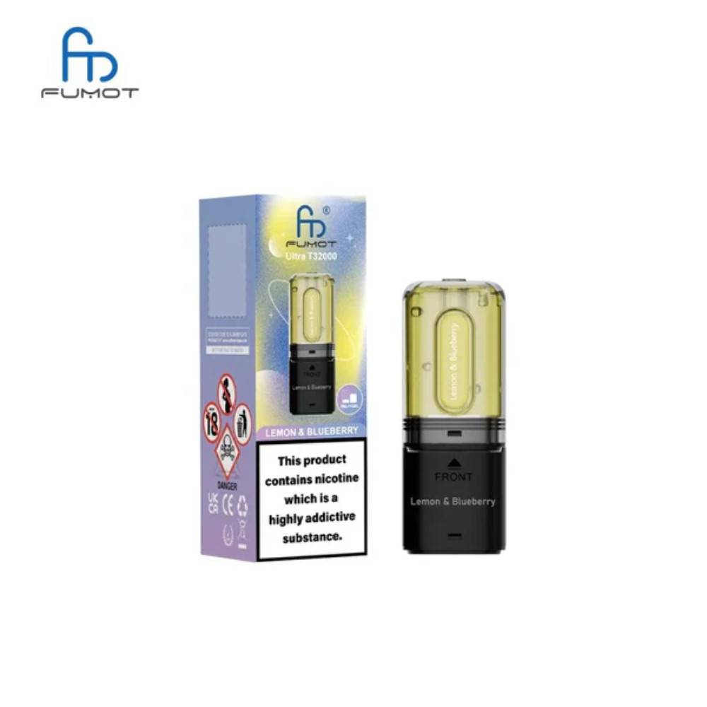 RandM Fumot T32000 Ultra Pods Lemon & Blueberry