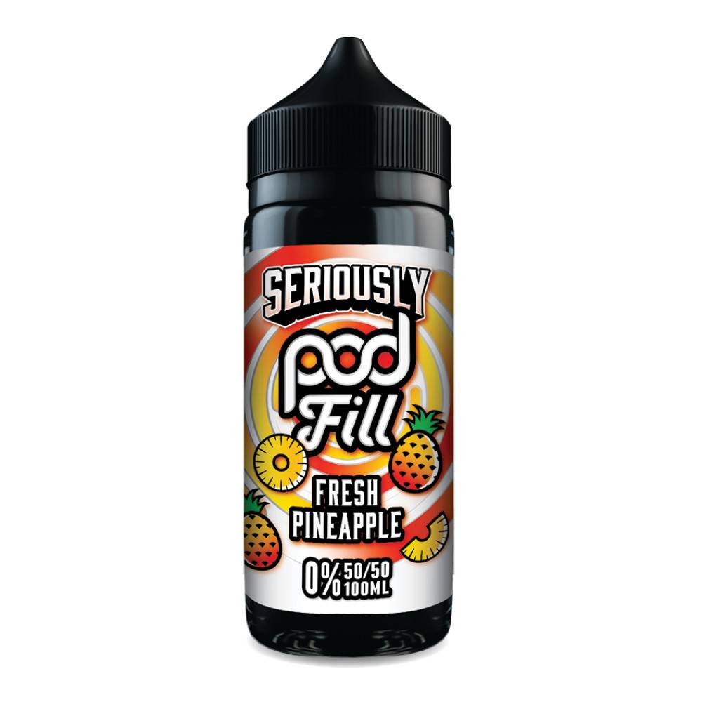 Doozy Vape Seriously Pod Fill 100ml E-Liquids Fresh Pineapple