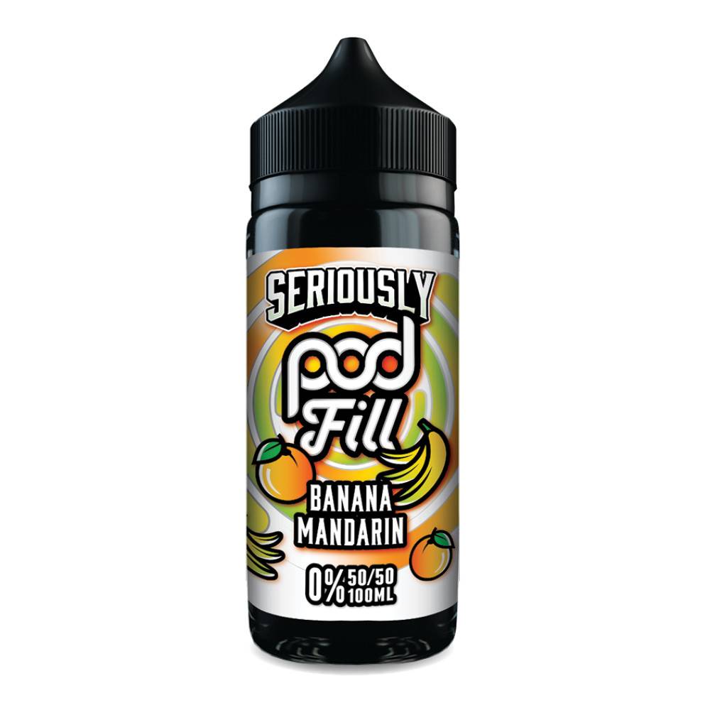 Doozy Vape Seriously Pod Fill 100ml E-Liquids Banana Mandarin