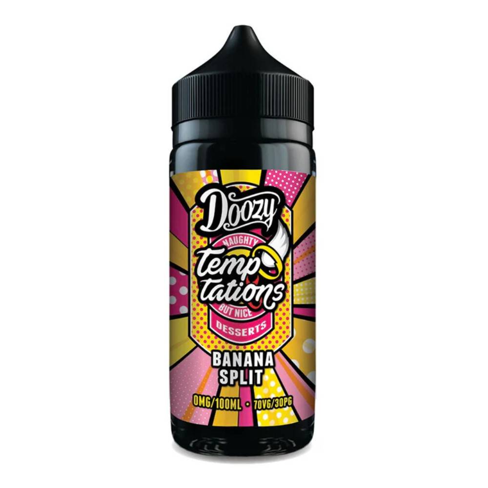 Doozy Temptations 100ml E-Liquids Banana Split