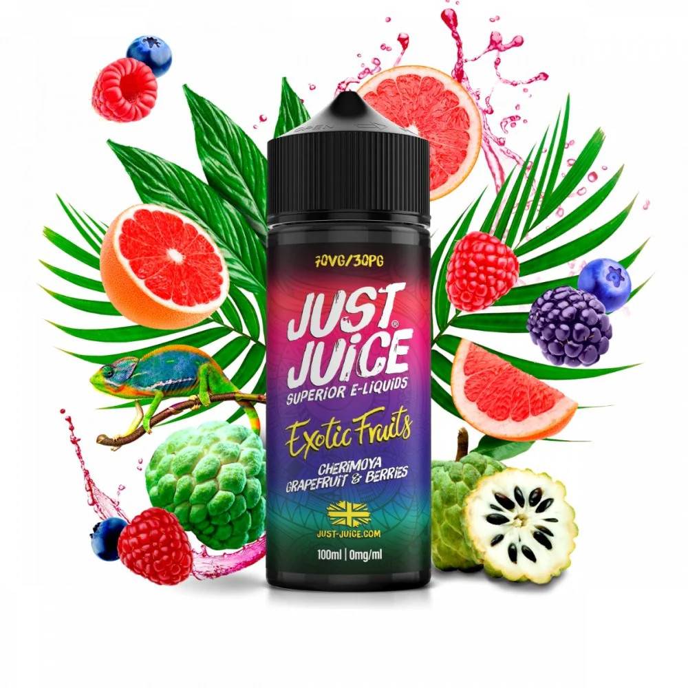 Just Juice 100ml E-Liquids Cherryimoya & Grapefruit Berries