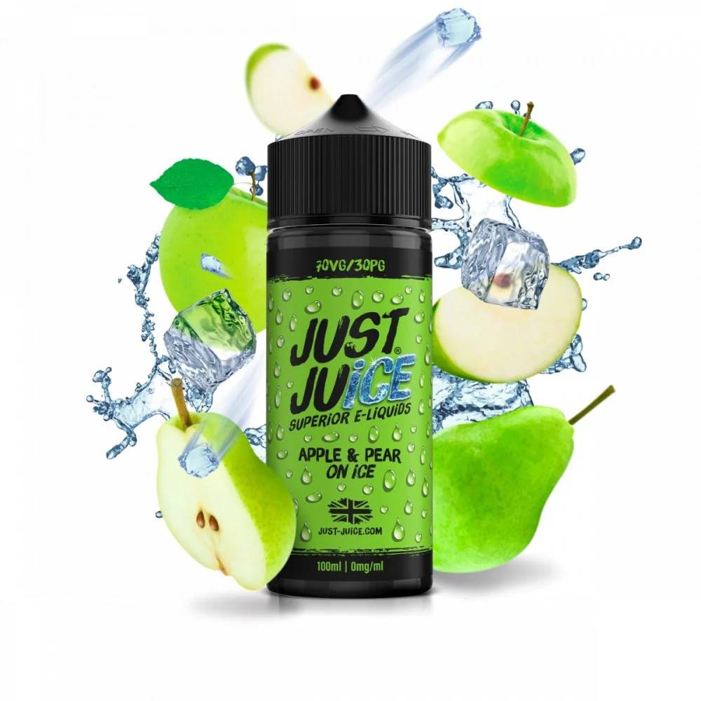 Just Juice 100ml E-Liquids Apple & Pear On Ice