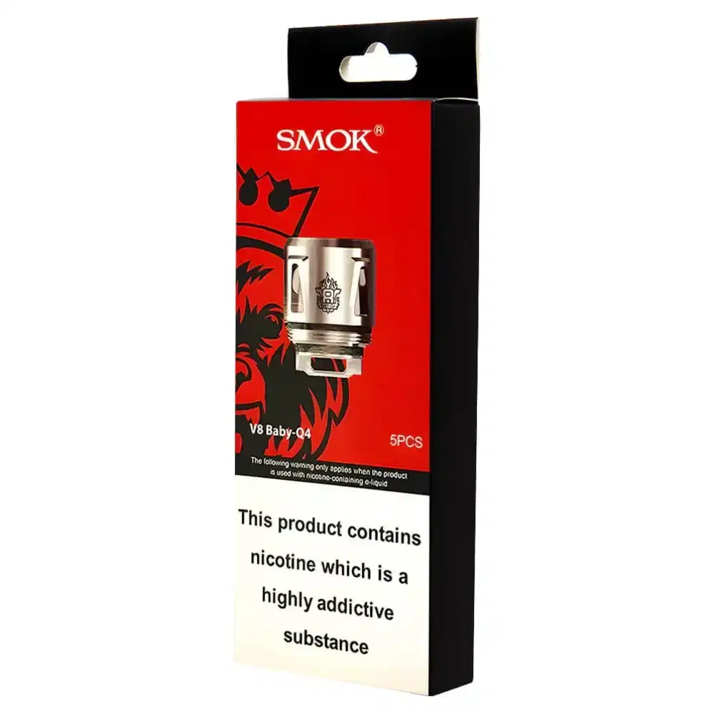 Smok V8 Baby Coils 5 Packs V2 Baby Q4 0.4ohm