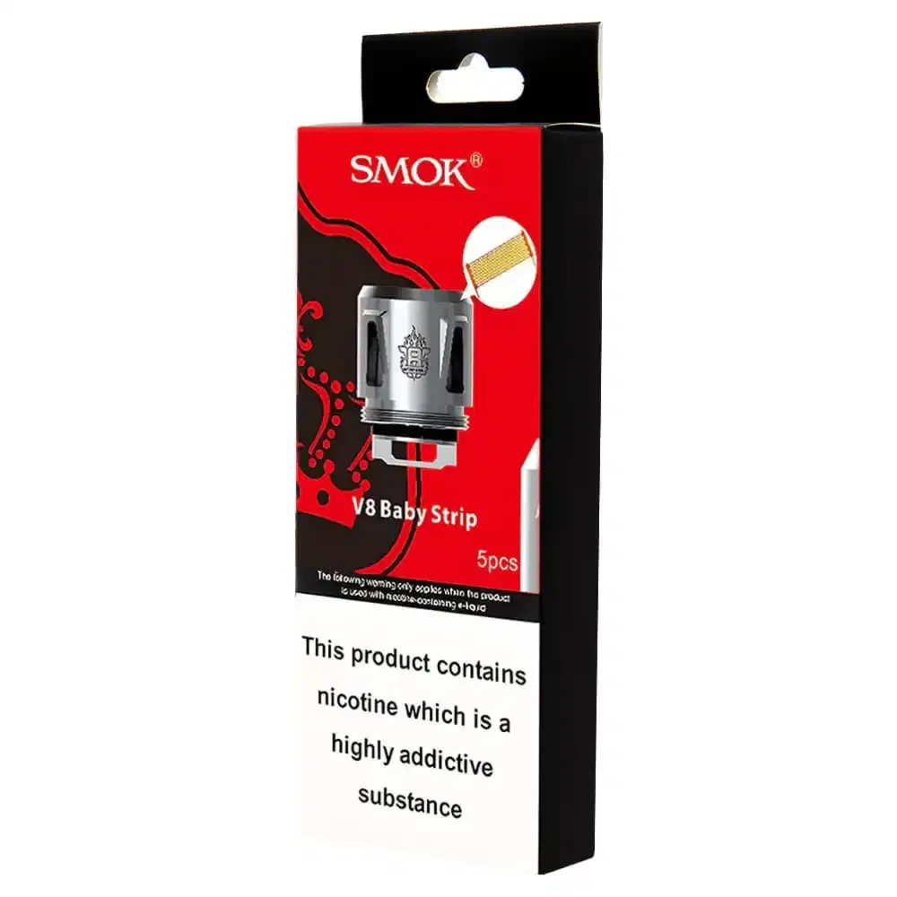 Smok V8 Baby Coils 5 Packs V2 Baby Strip 0.15ohm