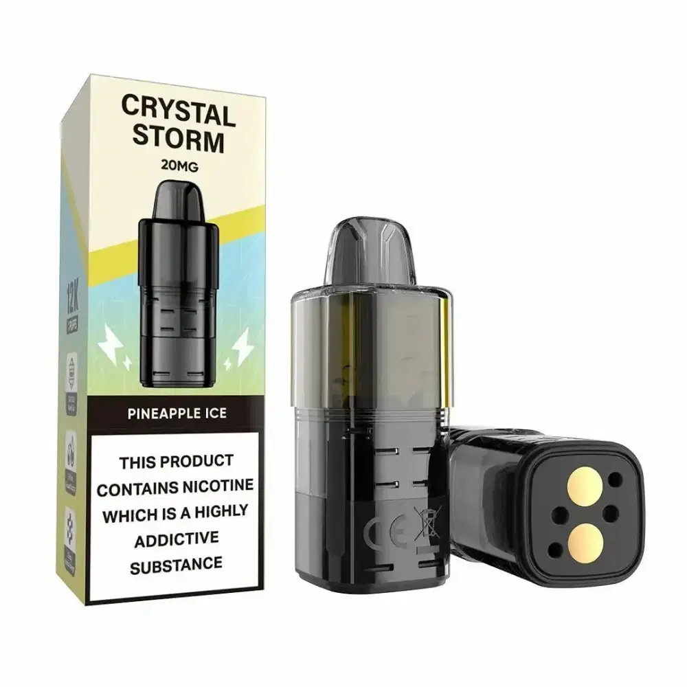 Crystal Strom Bar 12k Refill Pods Pineapple Ice