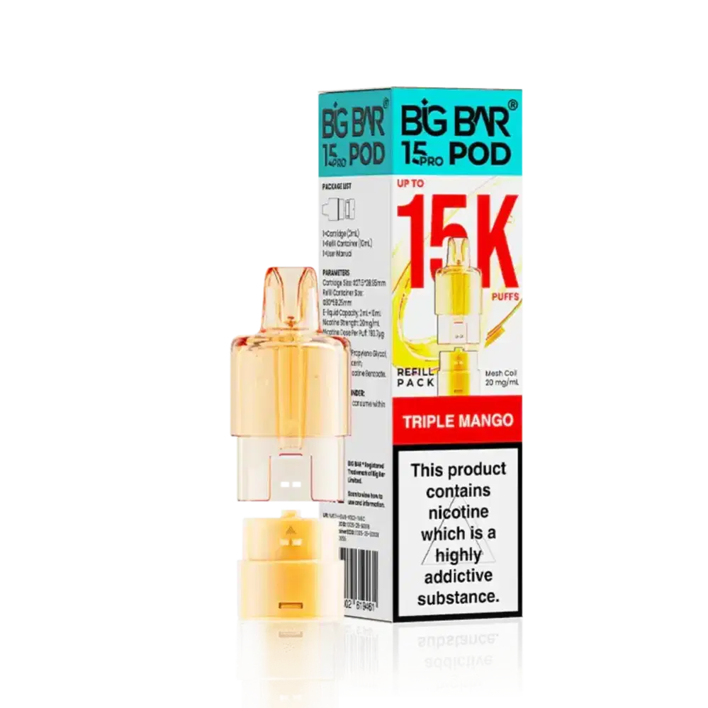 Big Bar Pro 15k Refill Pods Triple Mango