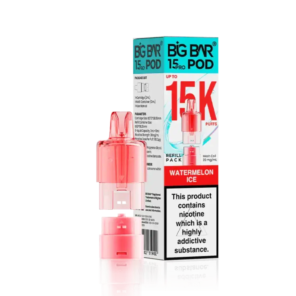Big Bar Pro 15k Refill Pods Watermelon Ice