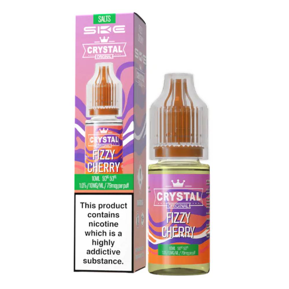 Ske Crystal Nic Salts E-Liquids 10ml Fizzy Cherry 20mg