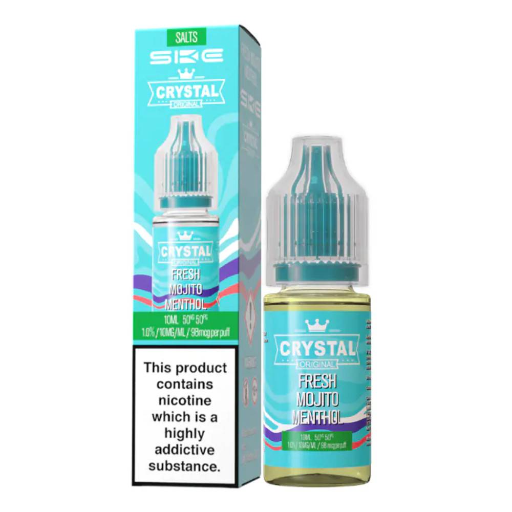 Ske Crystal Nic Salts E-Liquids 10ml Fresh Menthol Mojito 20mg