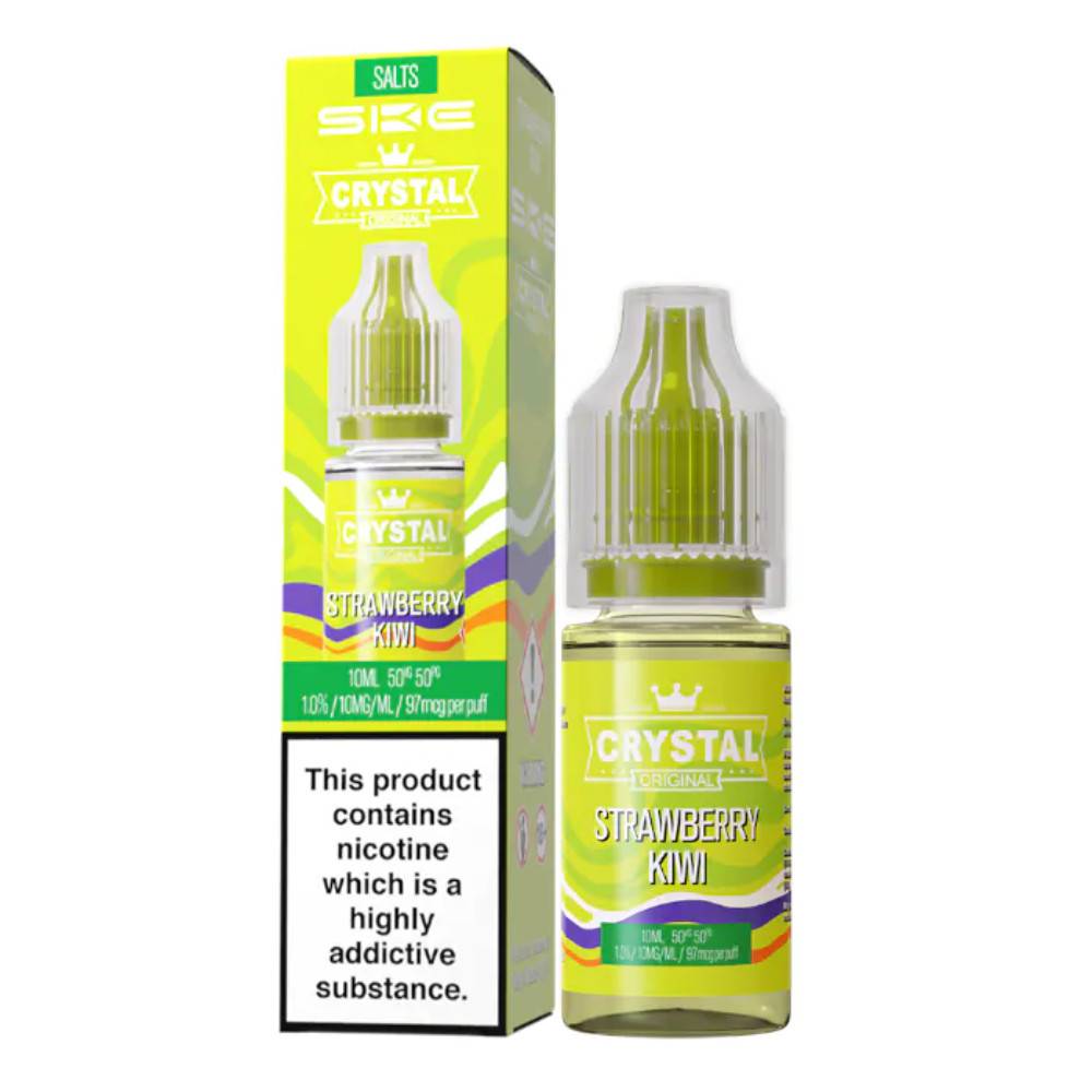 Ske Crystal Nic Salts E-Liquids 10ml Strawberry Kiwi 20mg