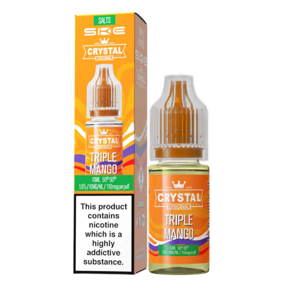 Ske Crystal Nic Salts E-Liquids 10ml Triple Mango 20mg