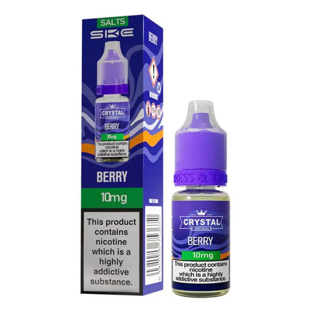 Ske Crystal Nic Salts E-Liquids 10ml Berry 20mg