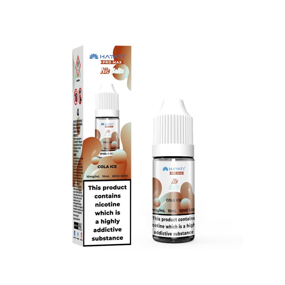 Hayati Pro Max Nic Salts E-Liquids 10ml Cola Ice 20mg