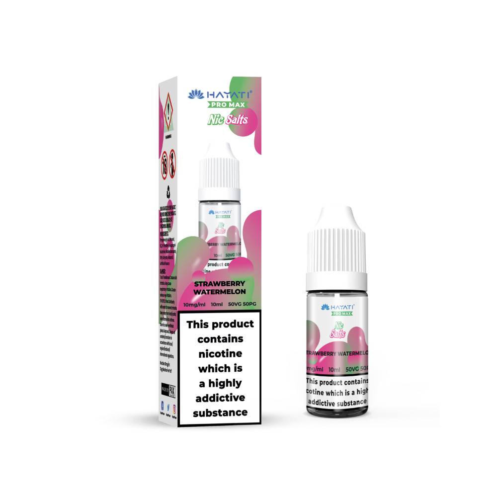 Hayati Pro Max Nic Salts E-Liquids 10ml Strawberry Watermelon 20mg