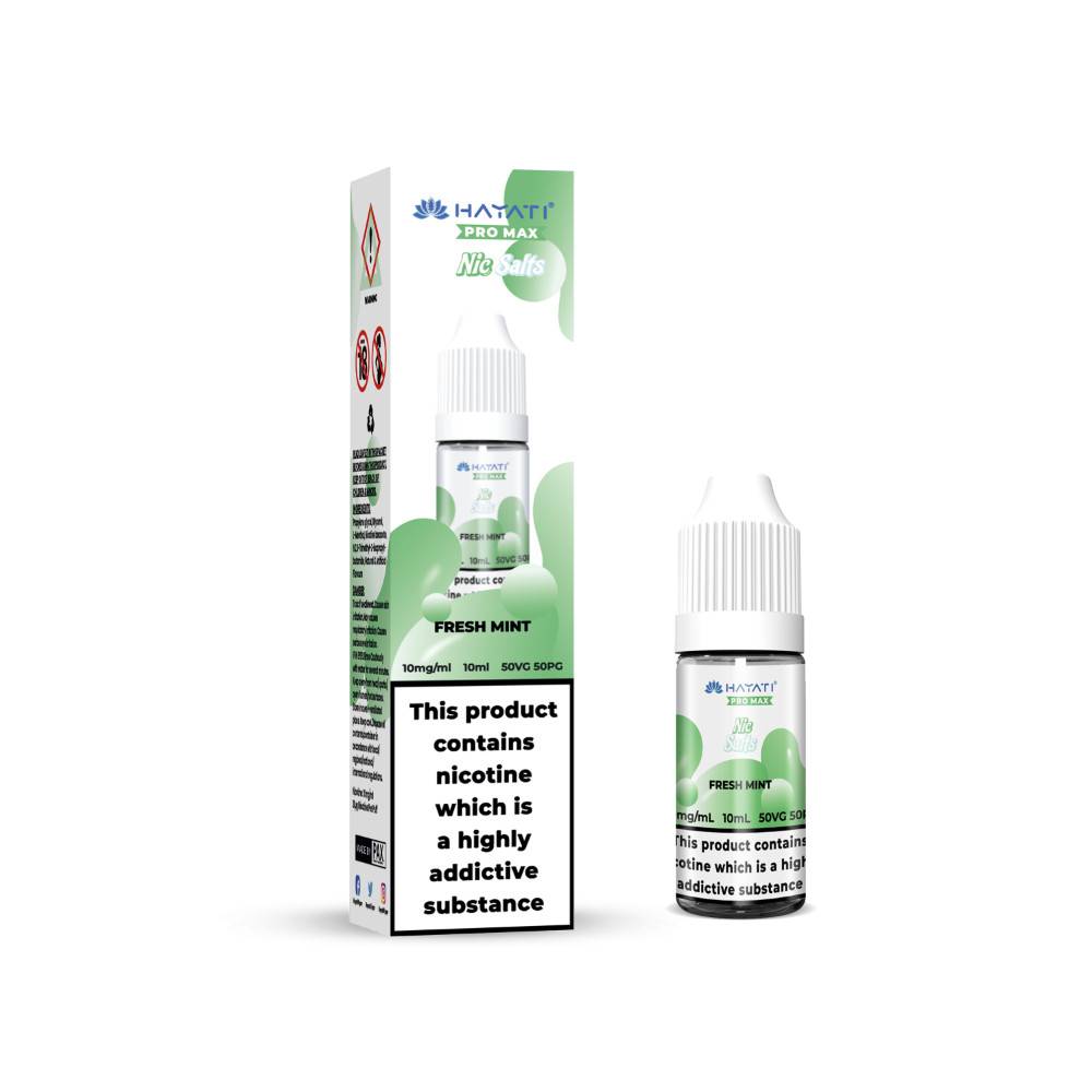 Hayati Pro Max Nic Salts E-Liquids 10ml Fresh Mint 20mg