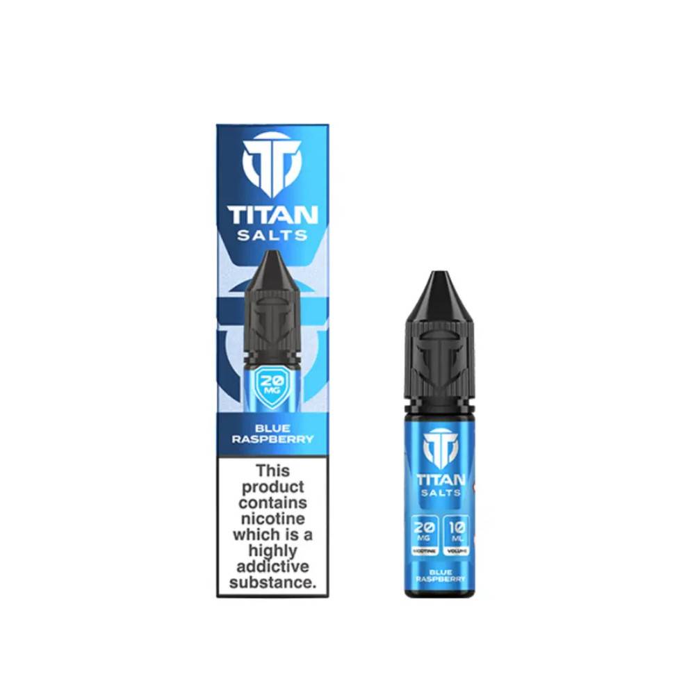 Titan Nic Salts e liquids 10ml Blue Raspberry 10mg