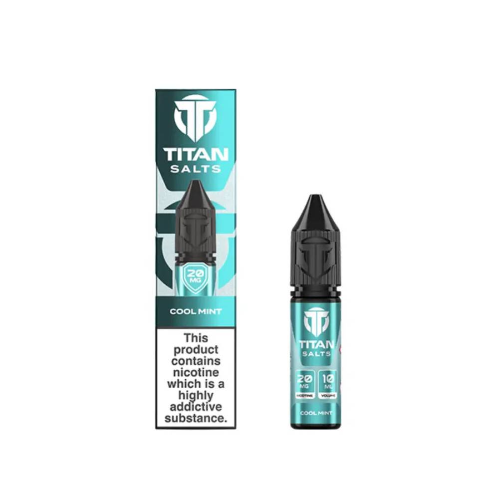 Titan Nic Salts e liquids 10ml Cool Mint 20mg