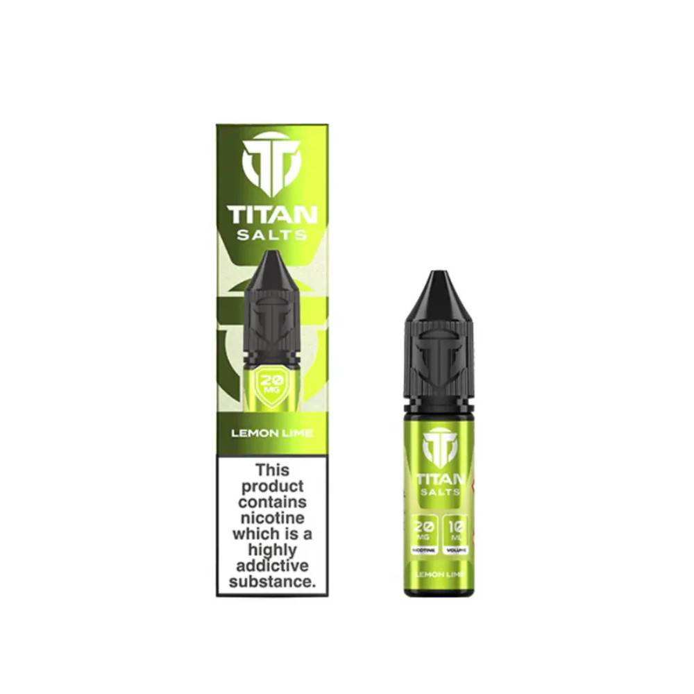 Titan Nic Salts e liquids 10ml Lemon Lime 10mg