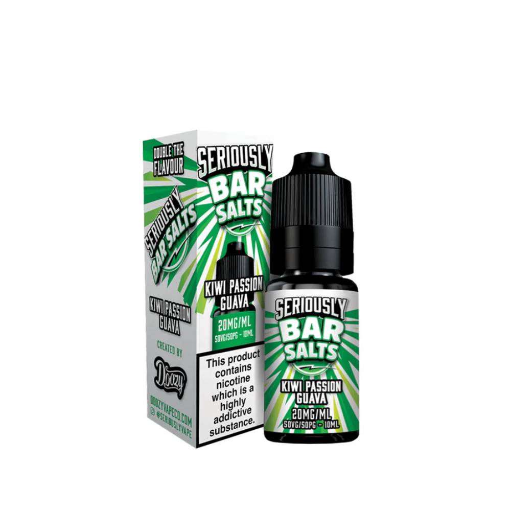 Doozy Seriously Bar Salts 10ml e liquids 10ml Kiwi Passion Guava 20mg
