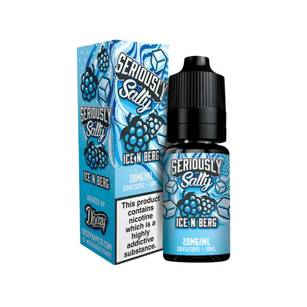 Doozy Seriously Salty Nic Salts e liquids 10ml Ice N Berg 20mg