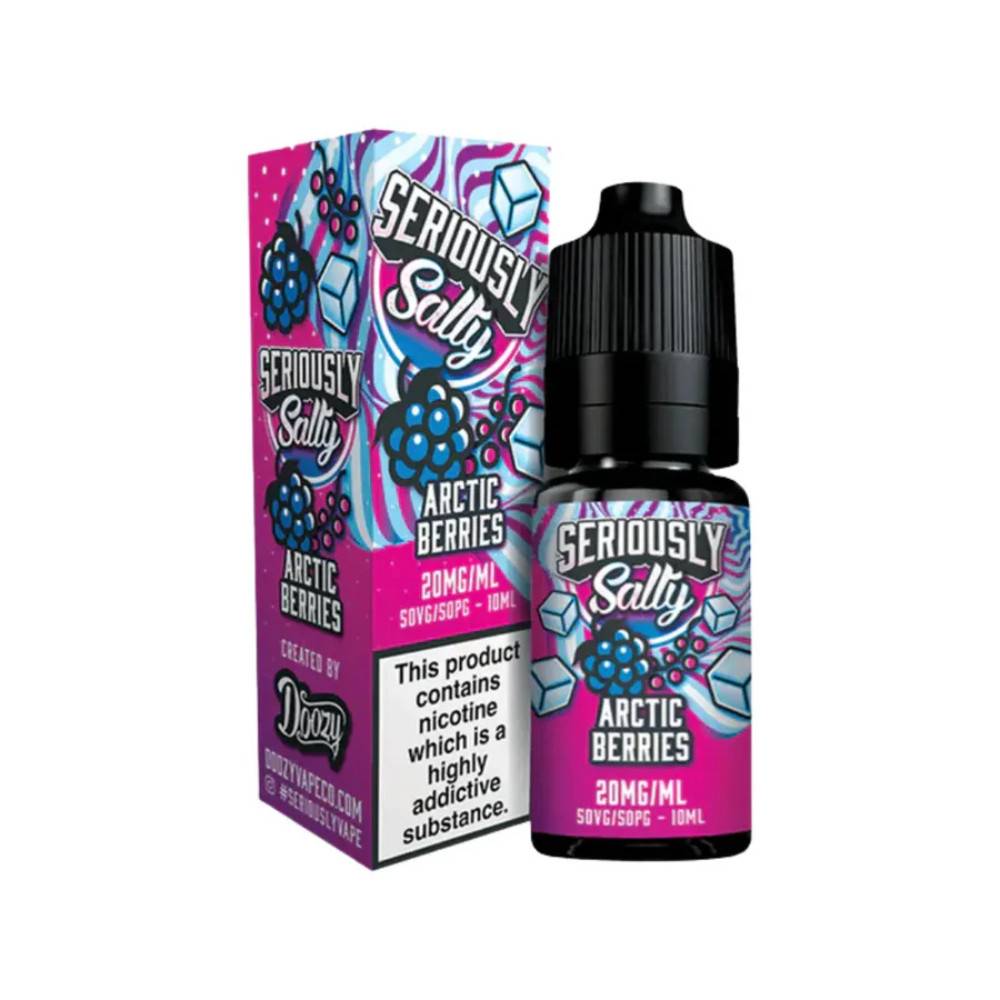Doozy Seriously Salty Nic Salts e liquids 10ml Arctic Berries 10mg