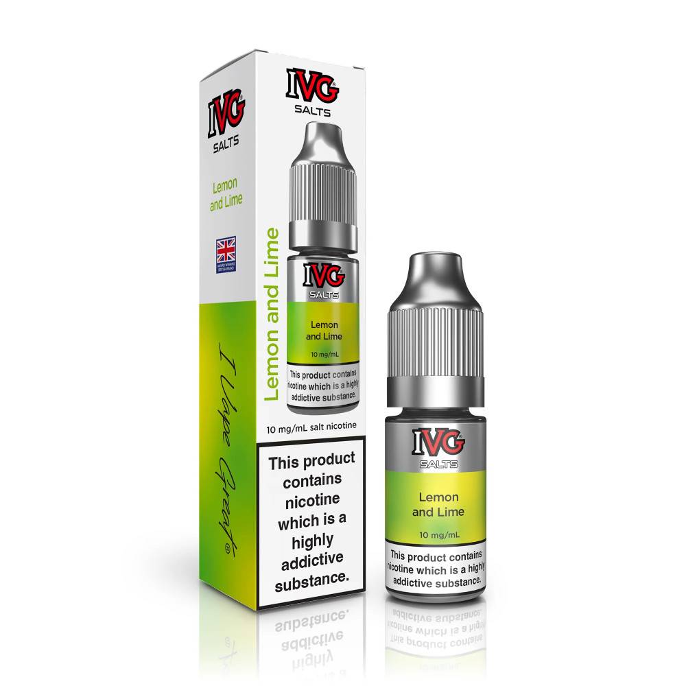 IVG Salt e liquids 10ml Lemon Lime 20mg