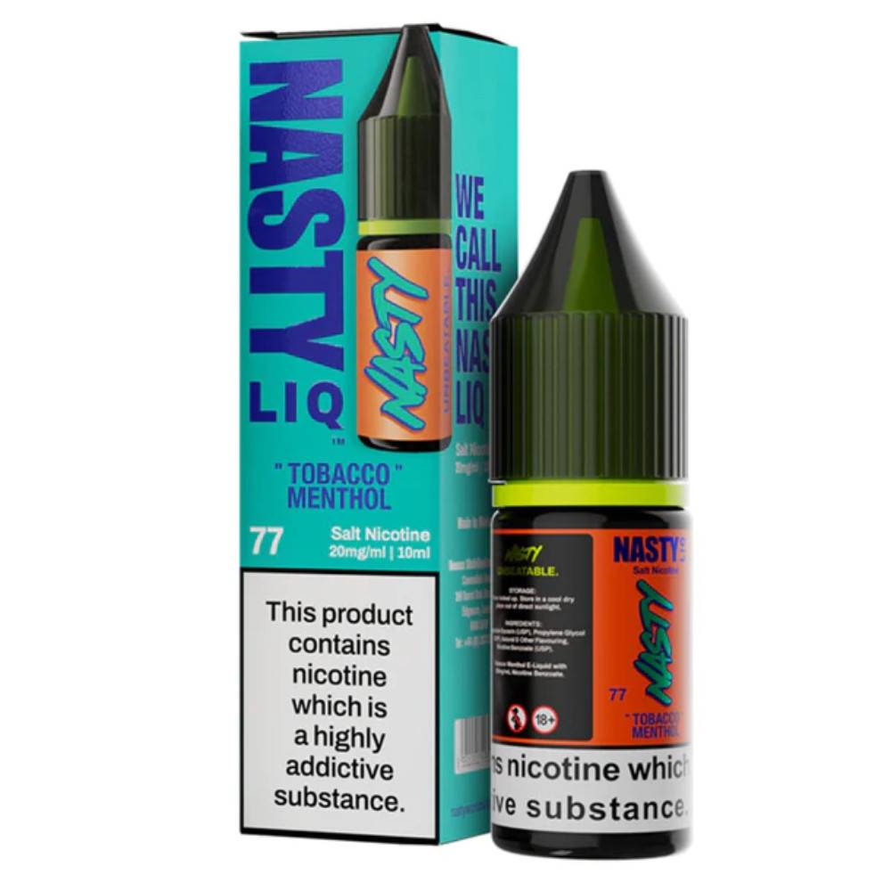 Nasty Liq Nic Salts e liquids 10ml Tobacco Menthol 10mg