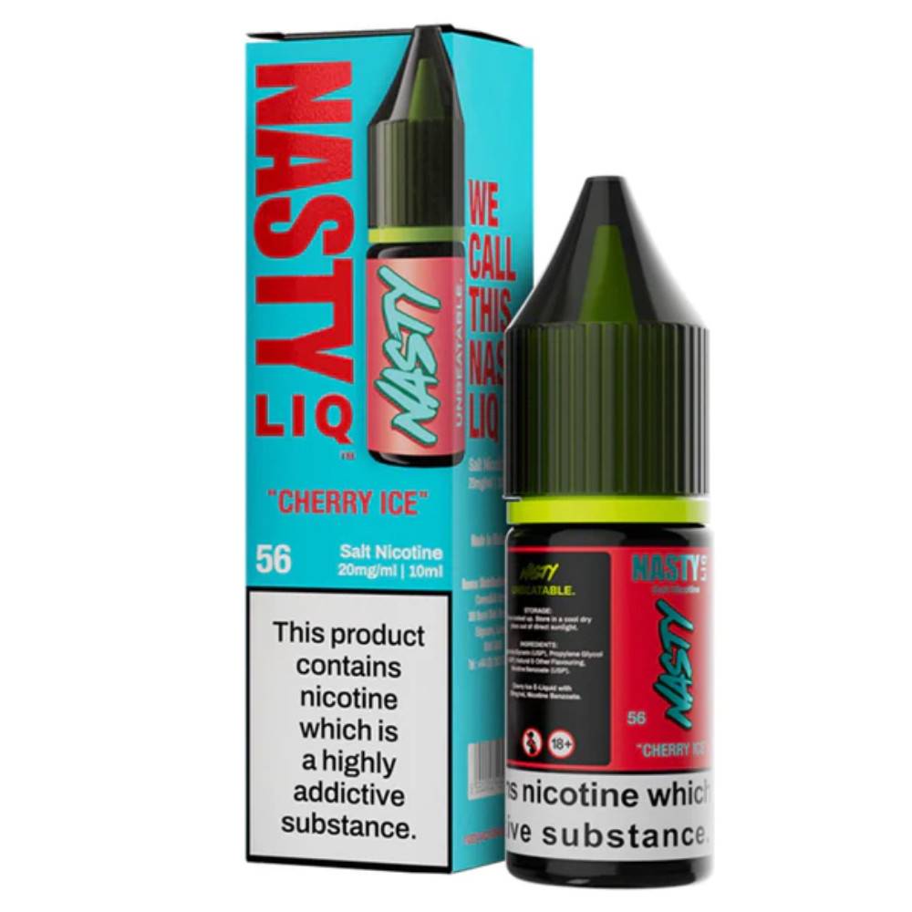 Nasty Liq Nic Salts e liquids 10ml Cherry Ice 10mg