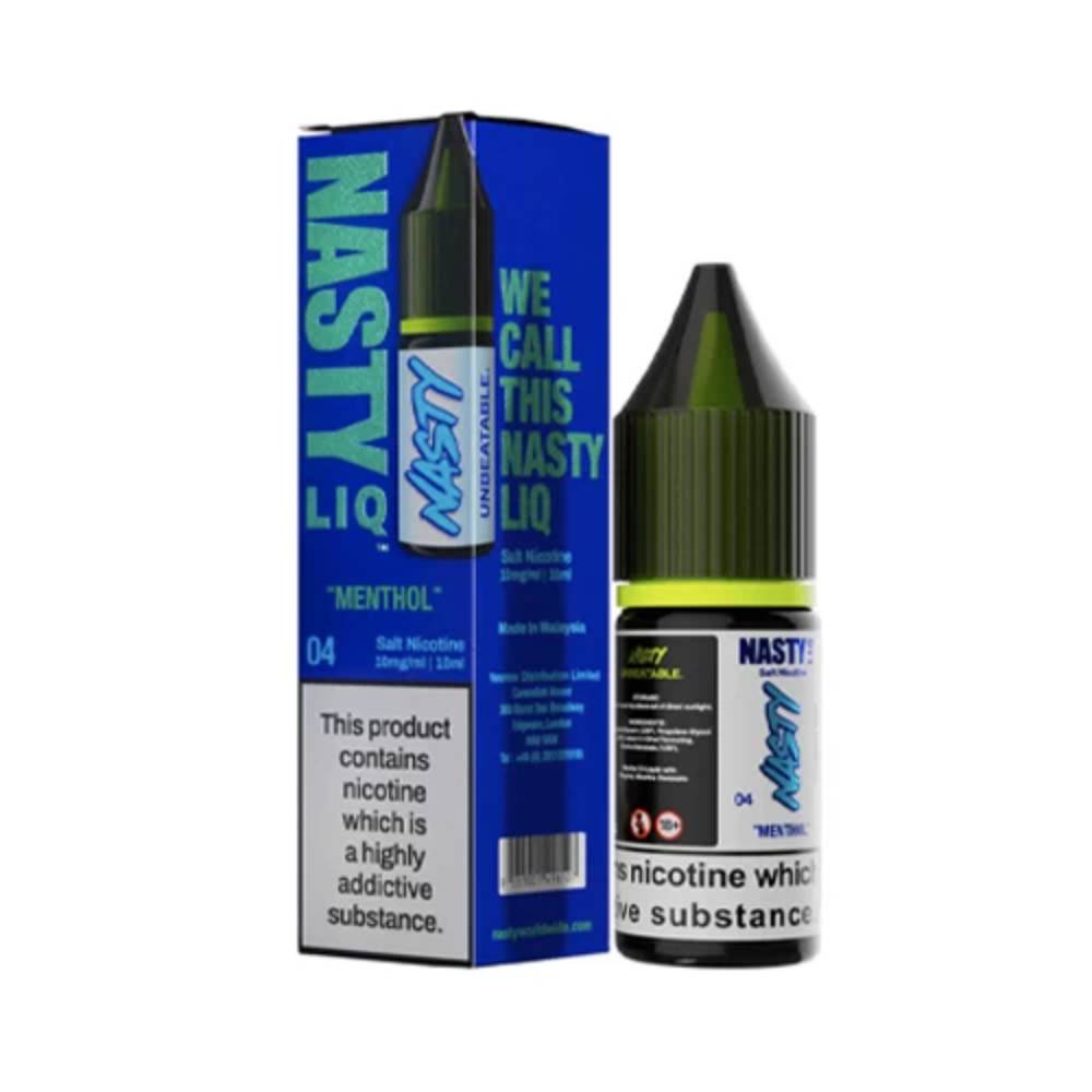 Nasty Liq Nic Salts e liquids 10ml Menthol 20mg