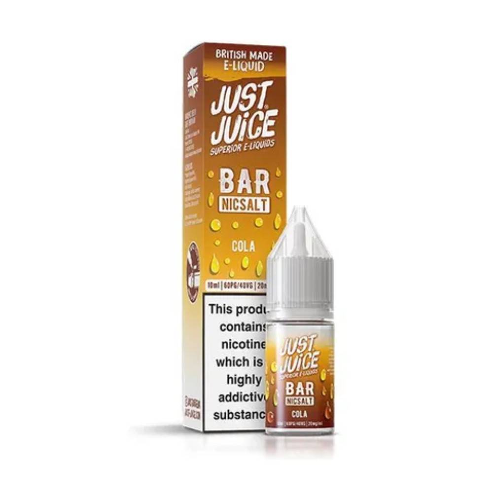 Just Juice Bar Nic Salts e liquids 10ml Cola 10mg