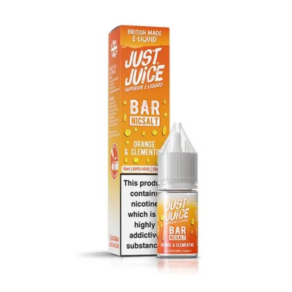 Just Juice Bar Nic Salts e liquids 10ml Orange Clementine 10mg