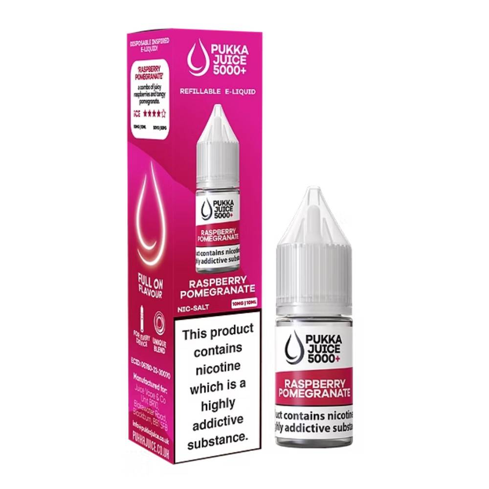 Pukka Juice 5000+ Nic Salts e liquids 10ml