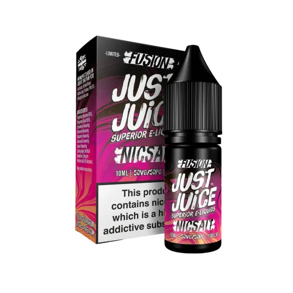 Just Juice Original Nic Salts e liquids 10ml Fusion Berry Burst Lemonade 10mg