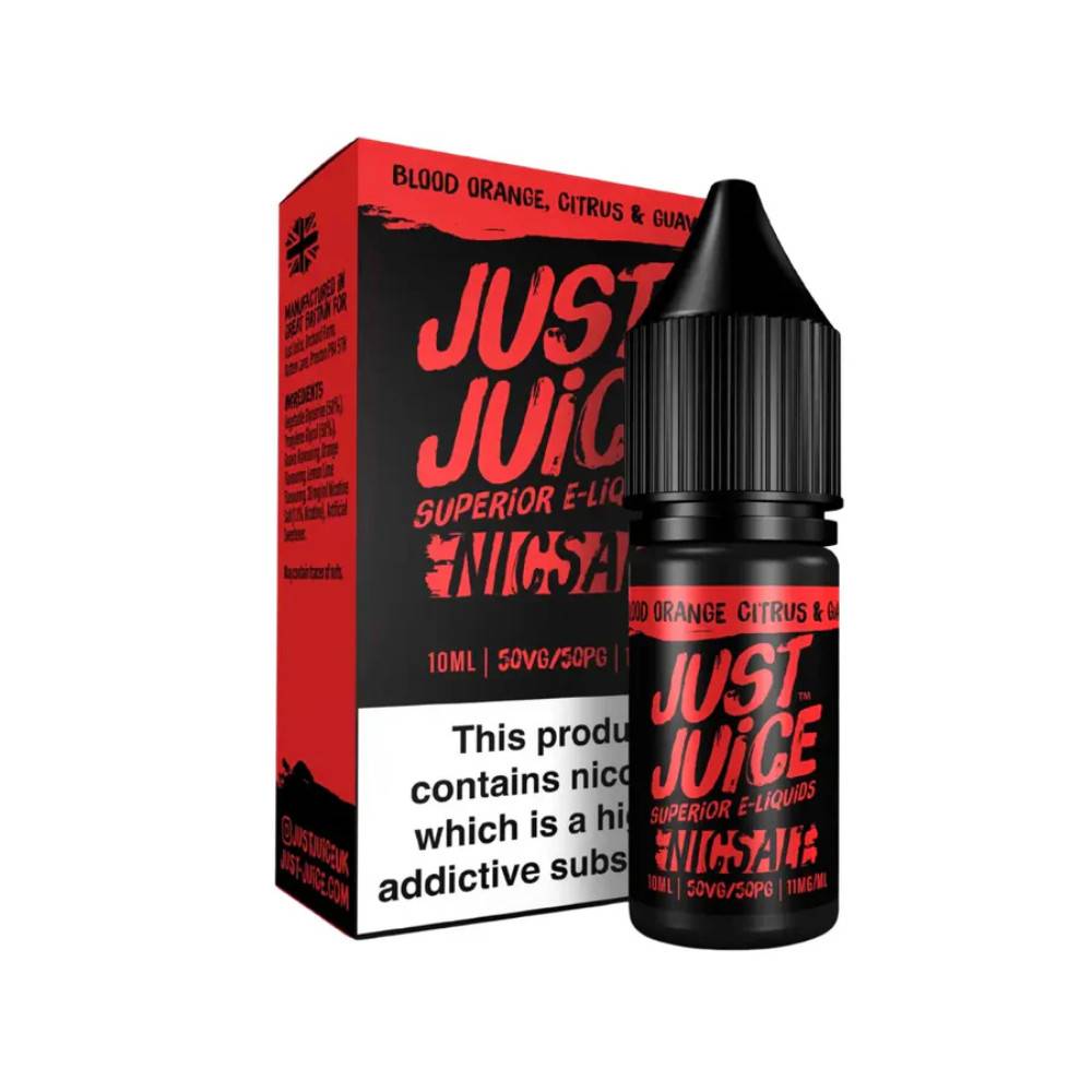 Just Juice Original Nic Salts e liquids 10ml Blood Orange Citrus & Guava 20mg