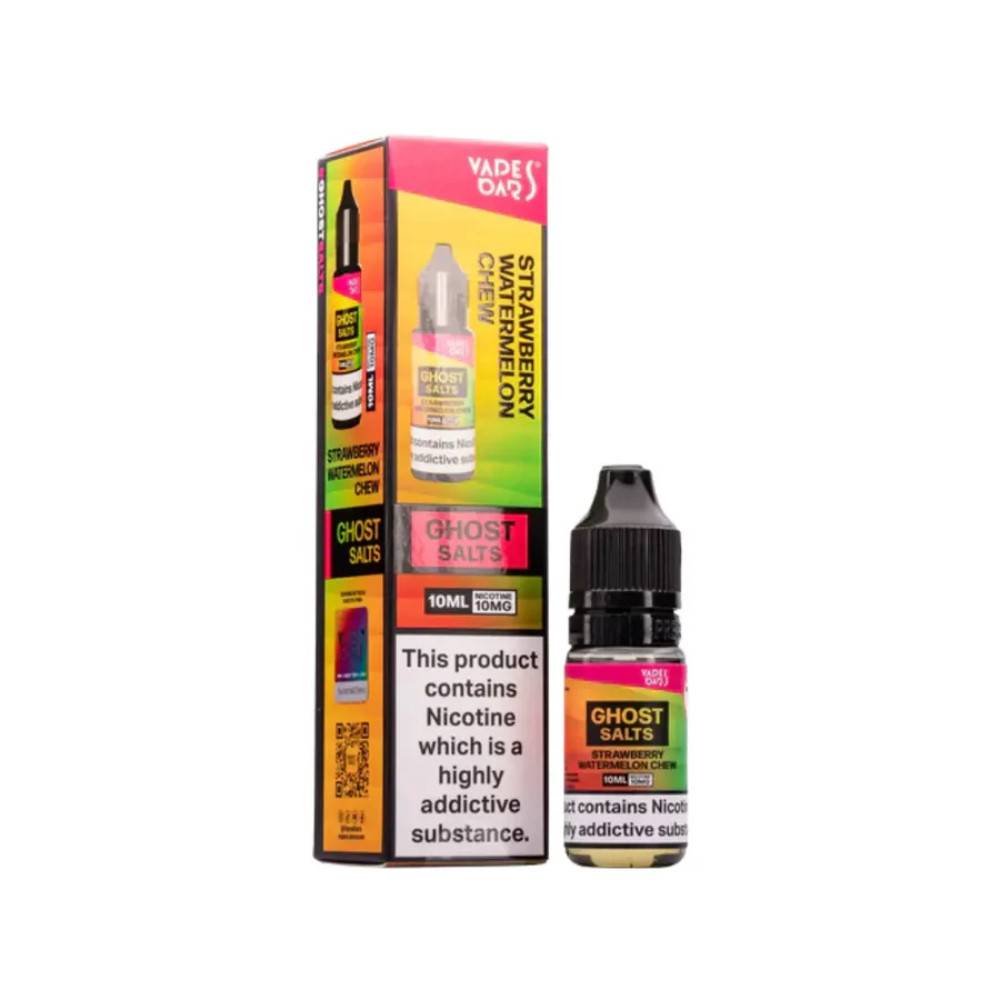 Ghost 3500 Nic Salts e liquids 10ml Strawberry Watermelon Chew 20mg