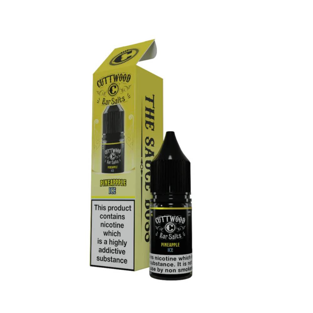Cuttwood Bar Salt Nic Salts e liquids 10ml Pineapple Ice 10mg