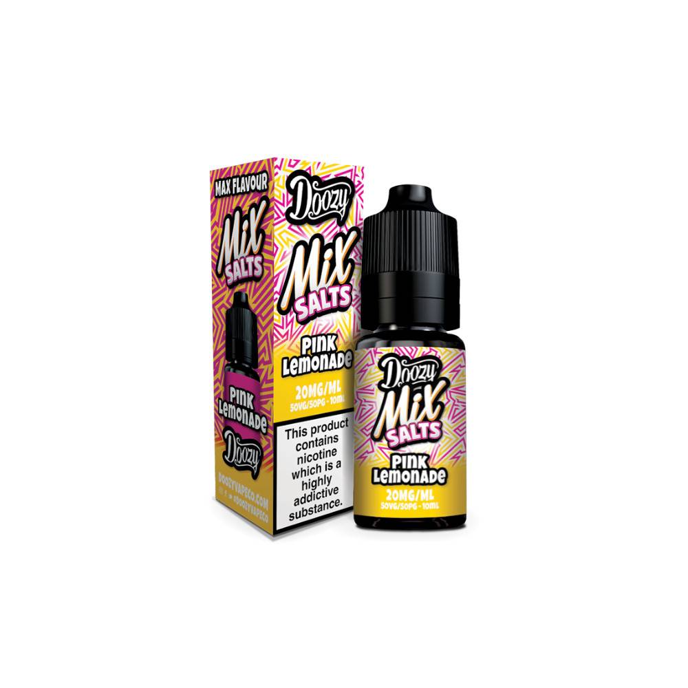 Doozy Mix Nic Salts 10ml e liquids 10ml Pink Lemonade 20mg