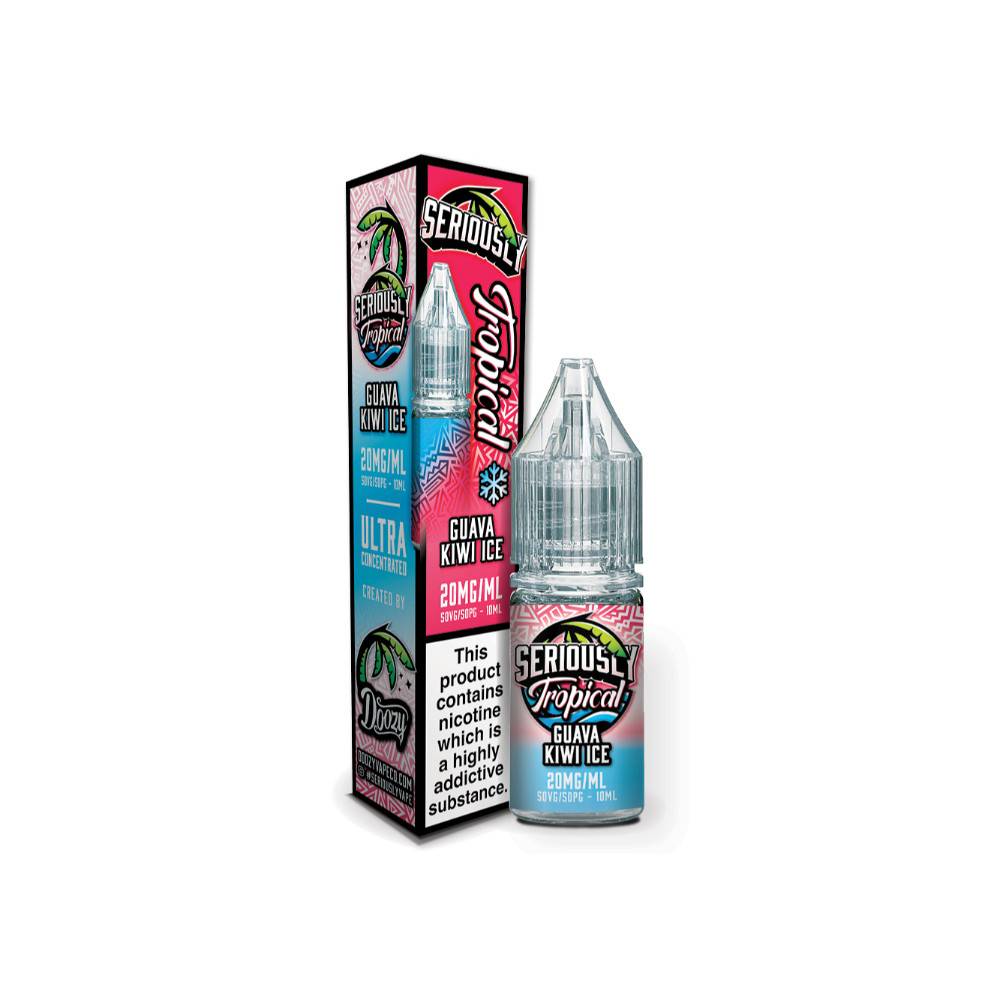 Doozy Serious Tropical Nic Salts e liquids 10ml Guava Kiwi Ice 20mg